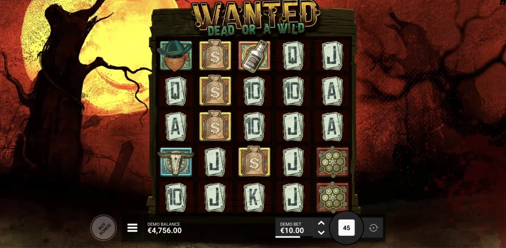 Wanted Dead Or A Wild Slot